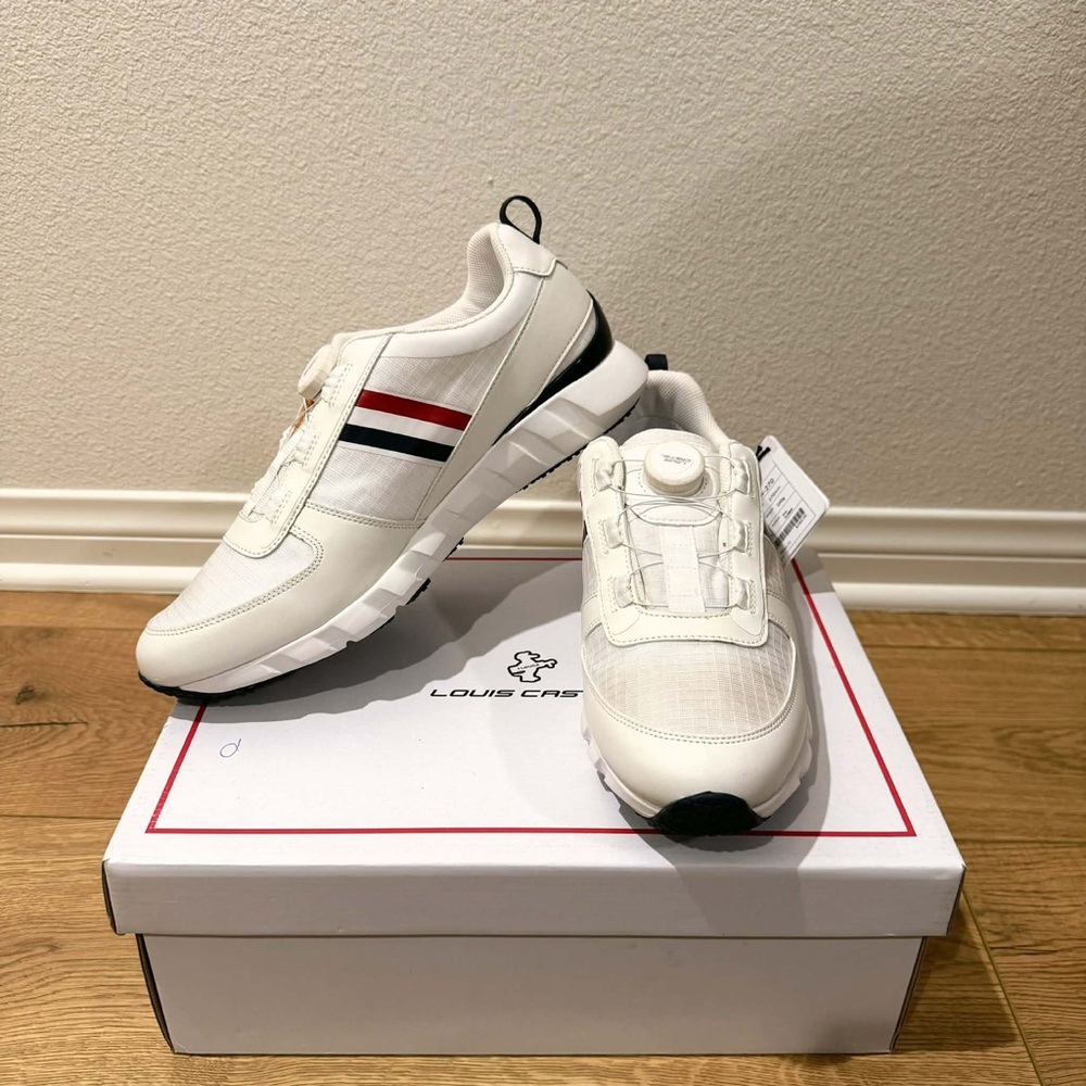 Louis Castel Men's White Athletic Shoes
